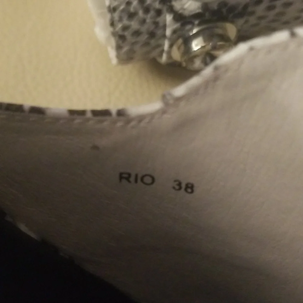 Senso Rio II Leather Snake Print Loafers NIB - Picture 9 of 10